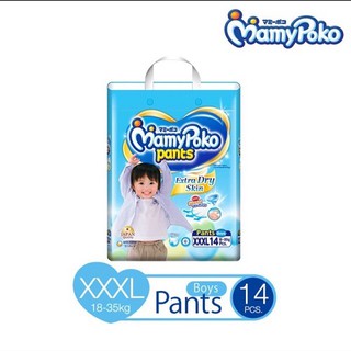 Tã quần mamypoko xxxl14 cho bé trai từ 18-35kg
