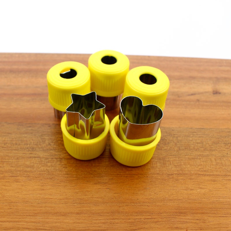 Set 5 khuôn cắt tạo hình rau củ quả mini