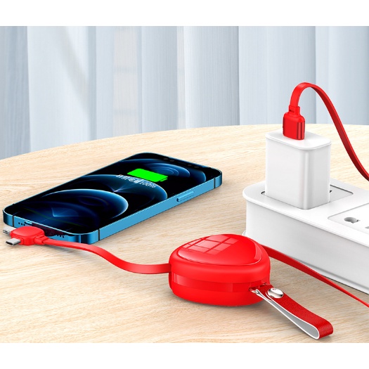 Dây Cáp Sạc Nhanh 40W  3 Trong 1 Cổng Micro USB Type C Cho Huawei Xiaomi iPhone