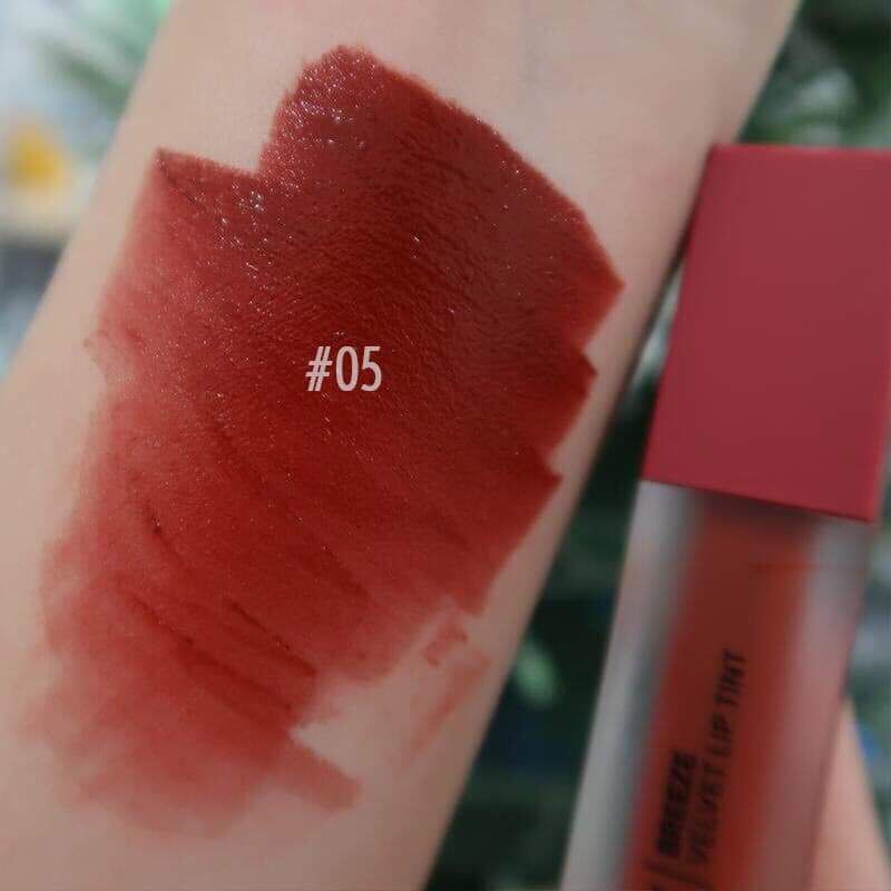 [05] Son Kem Lì, Mịn Mượt Như Nhung Dearmay Breeze Velvet Lip Tint