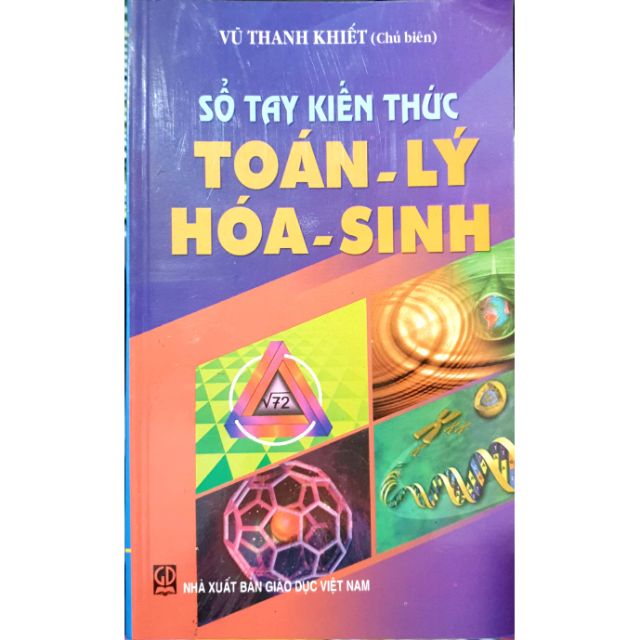 Sách - Sổ Tay Kiến Thức Toán - Lý - Hóa - Sinh