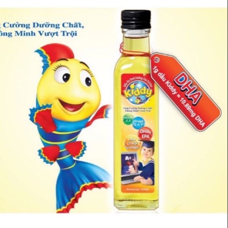 Dầu Cá Hồi Kiddy 250ml