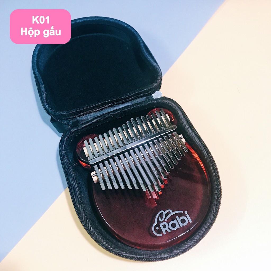 Hộp chống sốc Kalimba trong suốt K01