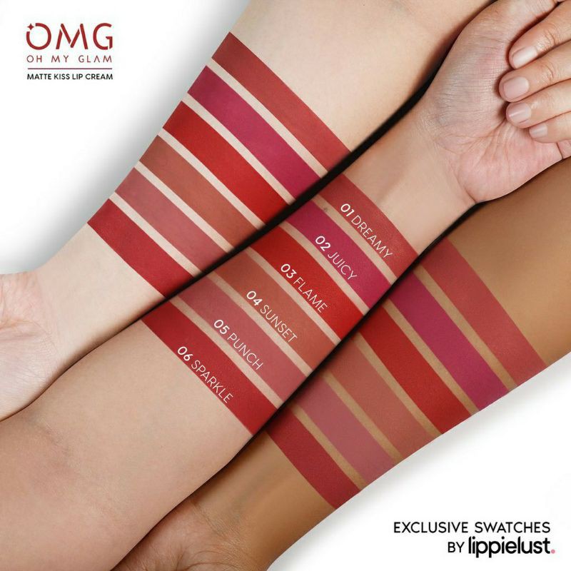 (Hàng Mới Về) Son Kem Lì Hiệu Omg Oh My Glam Kiss | BigBuy360 - bigbuy360.vn