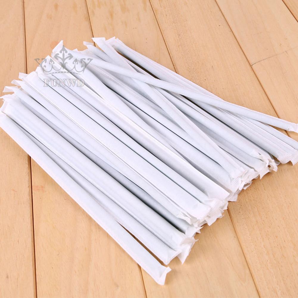 Set 100 Ống Hút Nhựa 8X240Mm Màu Xanh Lá Đậm Dùng Một Lần