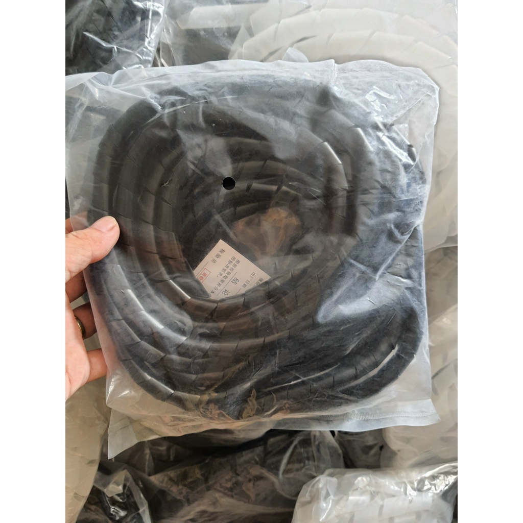 Ống cuộn xoắn ốc PE  quấn gọn dây điện phi 8, 12,16