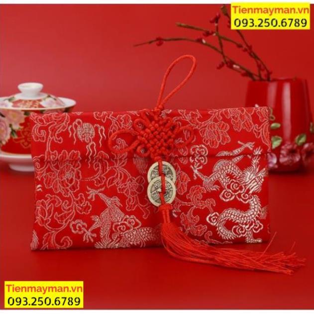 ⭐ FREE SHIP⭐ Bao Lì Xì Vải Gấm Nhiều Hoa Văn Cao Cấp Cưới Hỏi, Nạp Tài,Ngày Tết