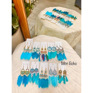 Bông tai Boho sặc sỡ
