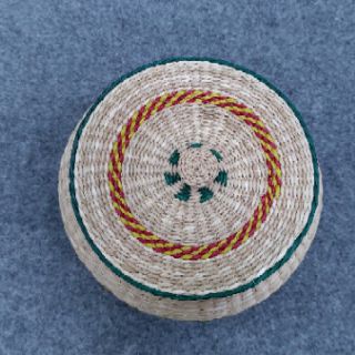 Hộp cói tròn có nắp
