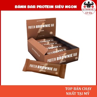 Thanh Protein Bar Bánh Protein Bar Protein Brownie Bar - Hộp 12 Thanh - Uk