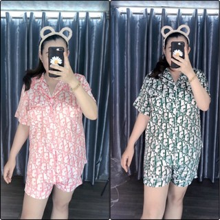 Bộ satin đùi mặc nhà 60 - 80kg