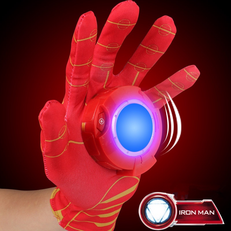 Mặt Nạ Hóa Trang Iron Man Có Đèn led 70x70cm Cho Bé Trai