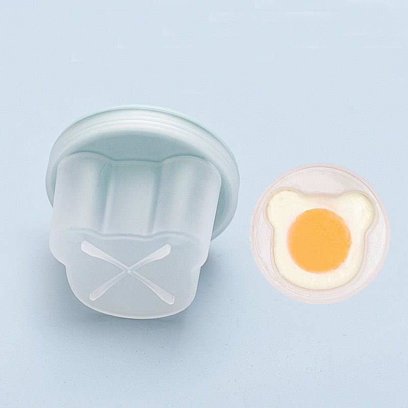 Khuôn làm bánh, hấp trứng cho bé ăn dặm 1 set 4 hình, nhựa chịu nhiệt Hàn Quốc cao cấp Bunakids AD18
