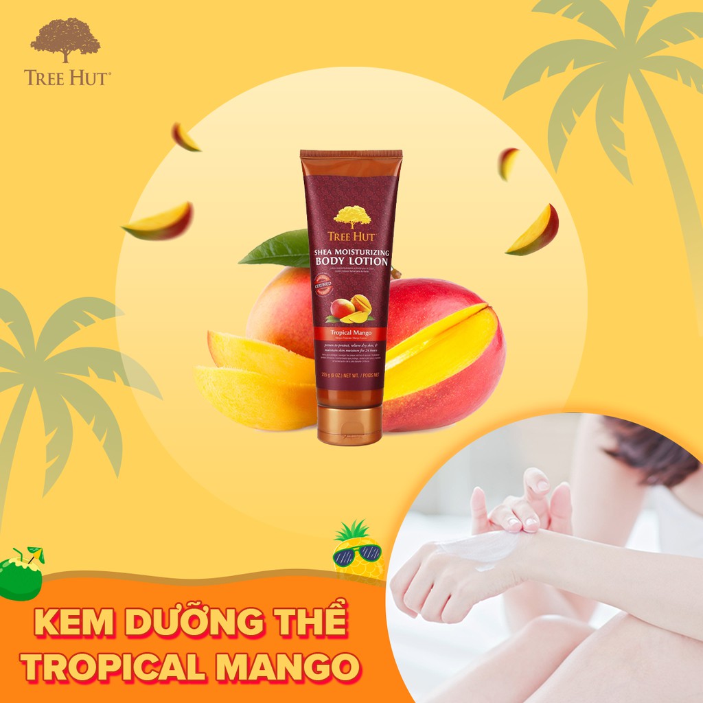 Sữa Dưỡng Thể Tree Hut - Tree Hut Shea Body Lotion 255gram