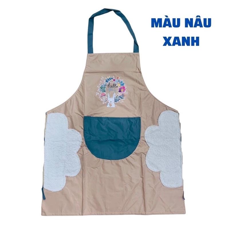 Tạp Dề,Yếm Nấu Ăn,Học Vẽ Có Lót,Chống Thấm Nước Siêu Tiện Dụng