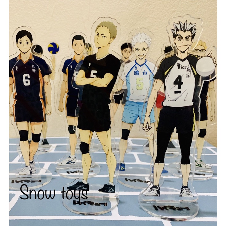Mô Hình Standee acrylic anime Haikyuu - mô hình nhân vật Vua bóng chuyền haikyu