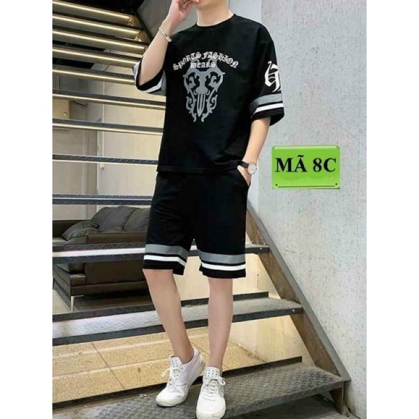 (vải đẹp)bộ đồ mặc nhà đi dạo chơi thể thao chất thun lạnh l