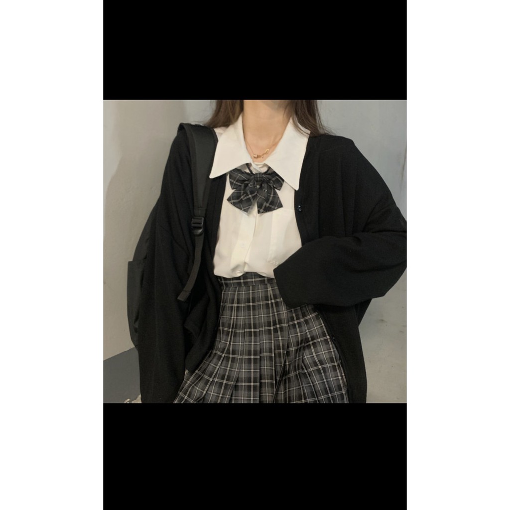 áo khoác cadigan dáng dài giấu quần siêu hot áo rộng dưới 70kg