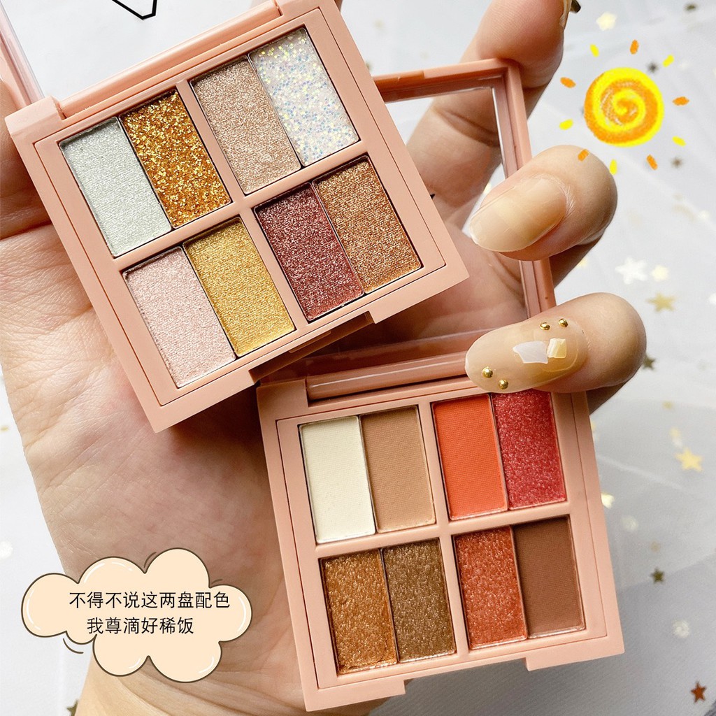 Bảng phấn mắt VONGEE tám màu mini đầy màu sắc A423 | BigBuy360 - bigbuy360.vn