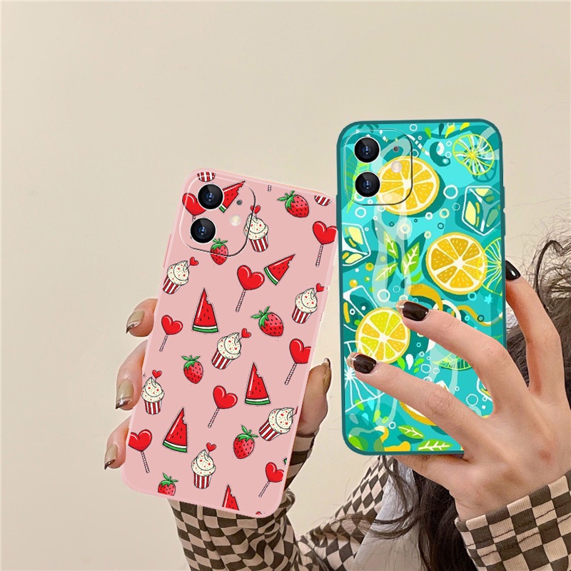 Ốp Điện Thoại Mềm Hình Chanh Cho Xiaomi Redmi Note 11 10Pro 9 8 7 6 5 Pro 9T 9S 3 11T 5A 6Pro 7Pro 4 5G