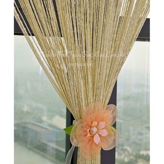 Rèm tua rua kim tuyến - rèm sợi trang trí - decore (N)
