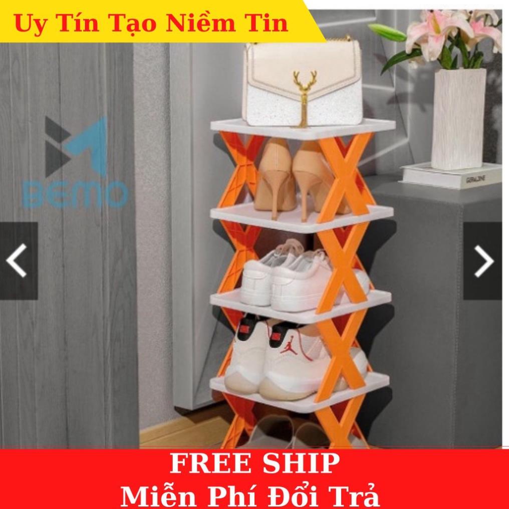 Kệ để giày dép, để đồ chữ X bằng nhựa, xếp nhiều tầng ,mẫu mới nhất, đa năng hiện đại