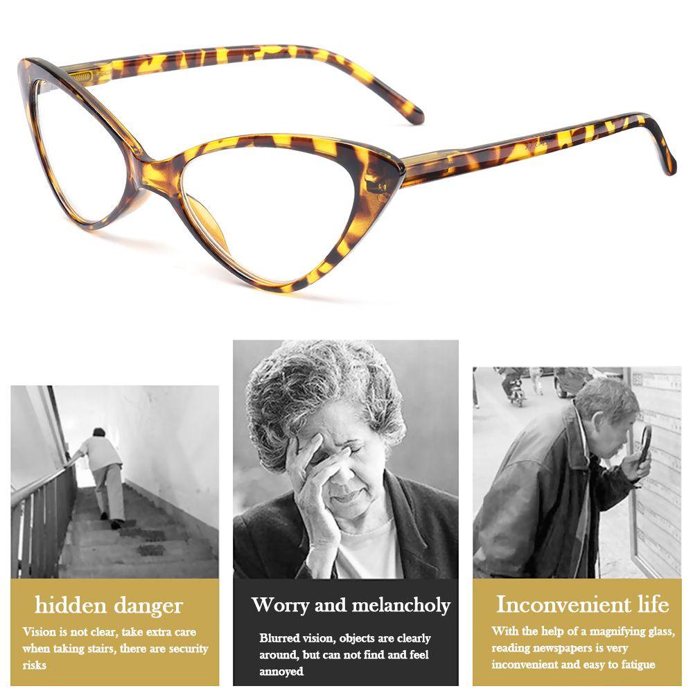 Kính Mắt Mèo HD Siêu Nhẹ Tròng Kính Trong Suốt Thời Trang