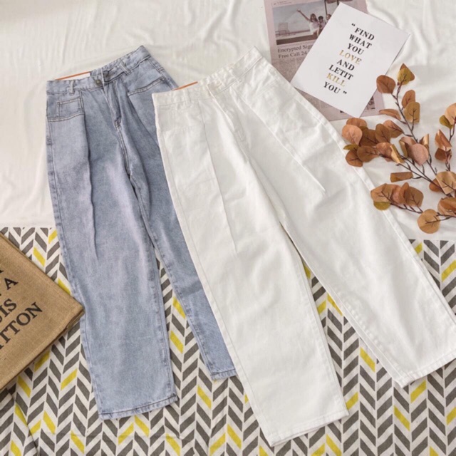 Quần baggy jean túi - chất siêu đẹp hàng có sẵn sll