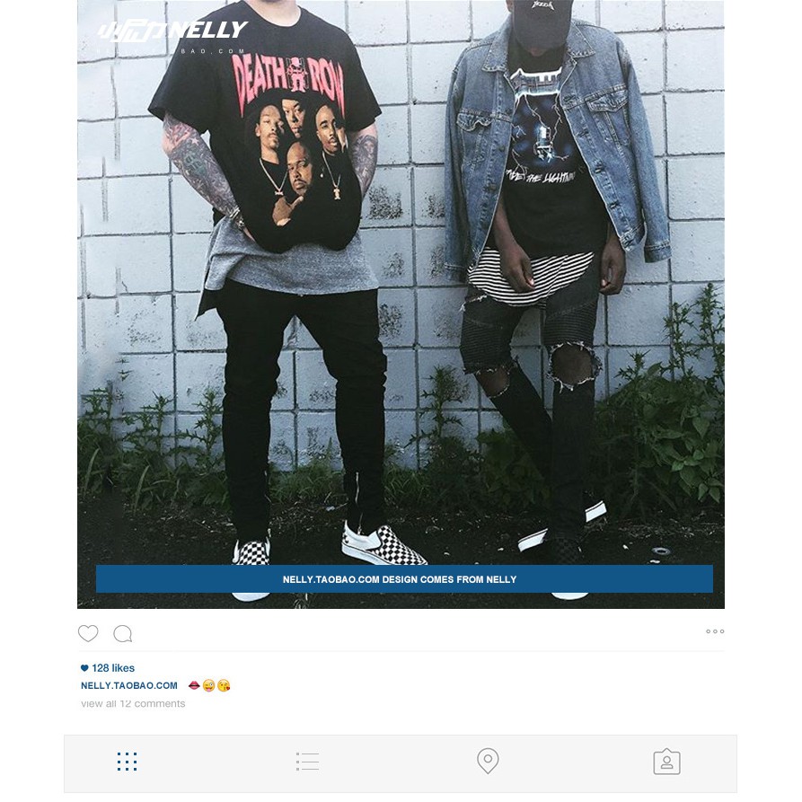 Áo phông Nelly cộc tay - DeathRow | BigBuy360 - bigbuy360.vn