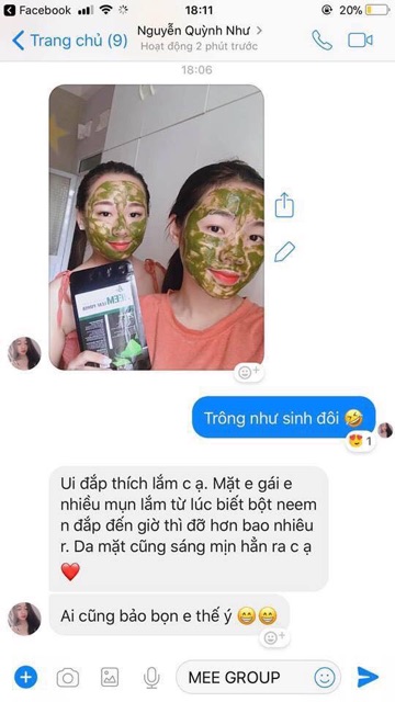 Combo 2 gói bột Neem Ấn độ Mee-Group chính hãng