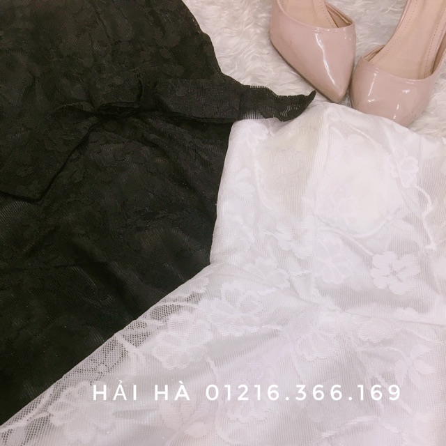 Váy ren cúp ngực xoè