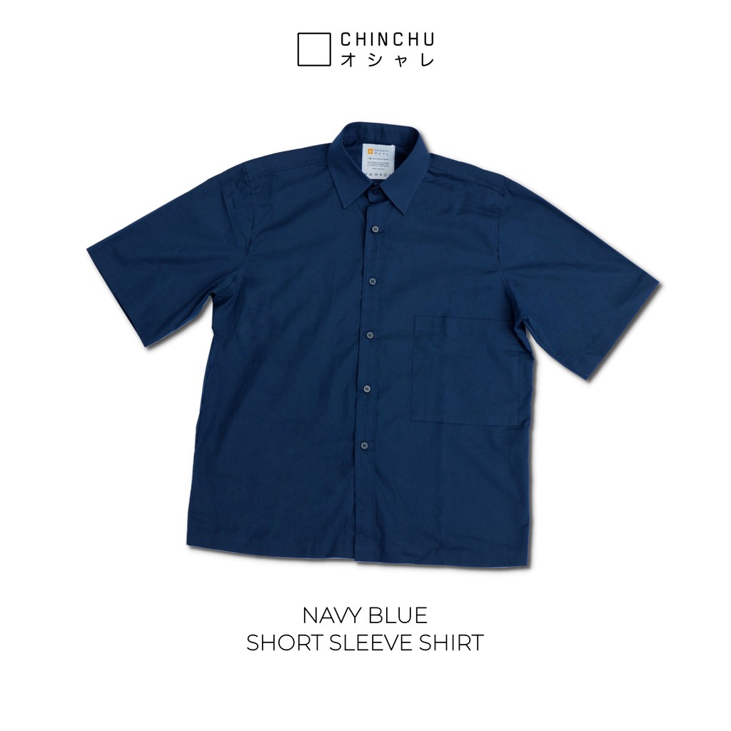 SIÊU GIẢM GIÁ - Sơ Mi Tay Ngắn Nam - Có Túi, Màu Kem Đen Xanh