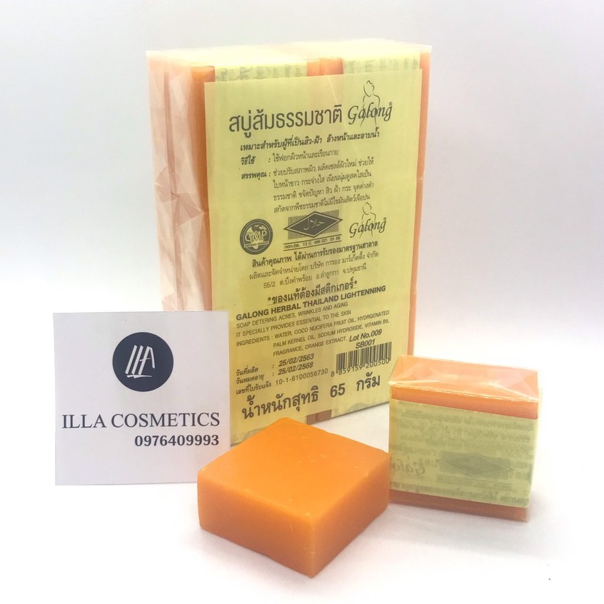 [GIÁ RẺ] - Xà Phòng Cam Nghệ Thái Lan