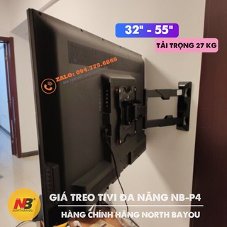 [Hàng Chính Hãng] Giá Treo Tivi Xoay Góc Đa Năng NB - P4 32 - 55 inch