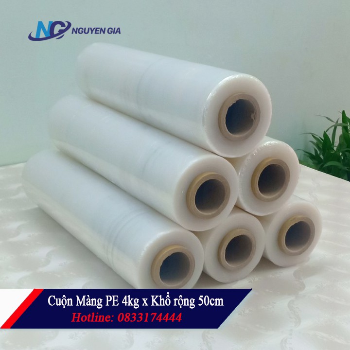 Màng pe bọc hàng 50cm= 2,4kg