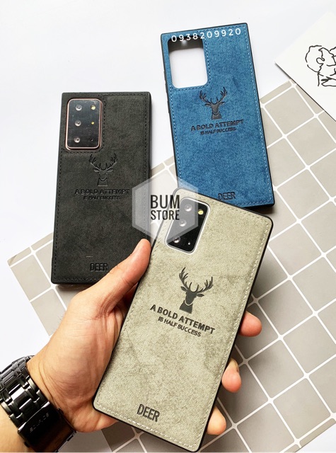 Ốp Lưng Vải Deer Samsung Galaxy Note 20 / Note 20 Ultra / S20 Ultra / S20 plus