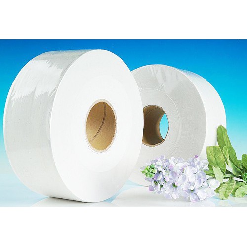 Lốc 5 cuộn giấy vệ sinh công nghiệp 700gr/ cuộn ( Total = 1,150 mét = 5,750 tờ), Toilet paper for Hotel, Office, Family