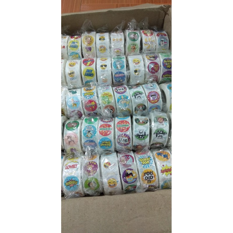 Combo Sỉ 50 cuộn sticker các mẫu