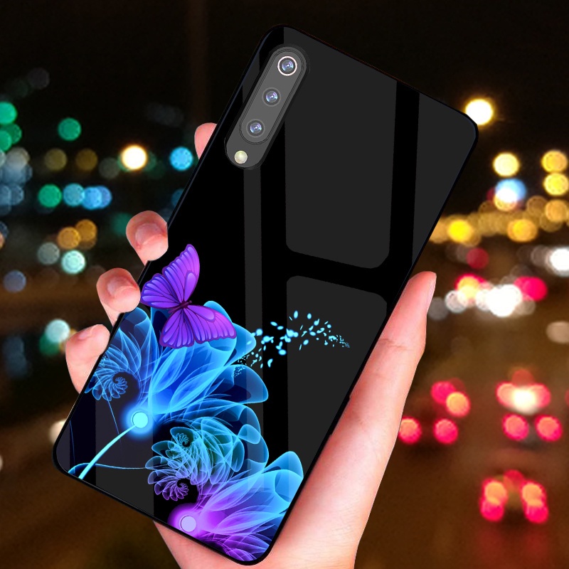 Ốp kính Xiaomi Mi 9/ Mi 9 SE/ Mi 9 Pro/ Mi 9 Lite hình cô gái bầu trời mẫu đẹp, sắc nét