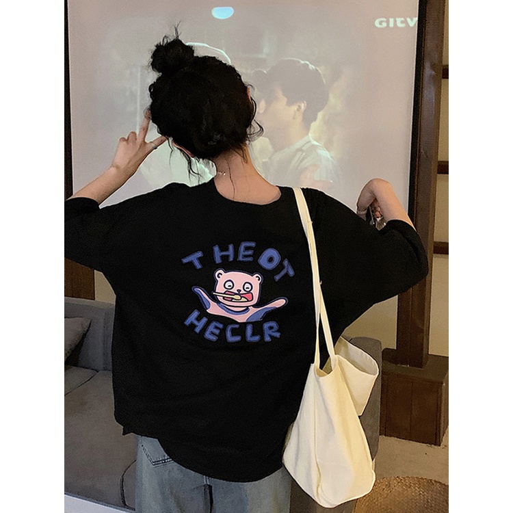 NRVP Áo Thun Nữ Tay Ngắn In Hình Phong Cách Hàn Quốc Thời Trang Mùa Hè 2022