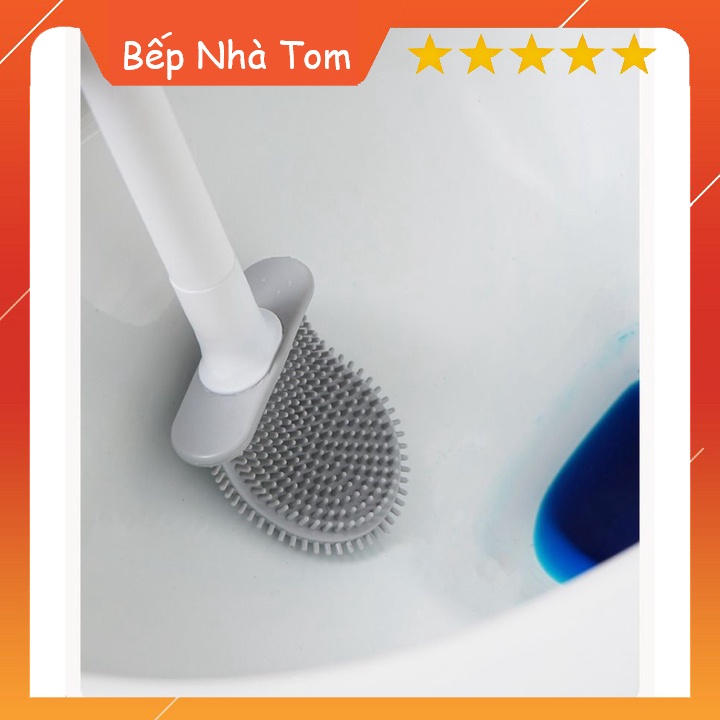 [HOT] Cọ Vệ Sinh Toilet Bồn Cầu Bằng Silicon Mẫu Mới Lắp Ráp Tiện Lợi