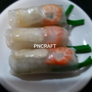 Đồ chơi cho bé mô hình món GỎI CUỐN TÔM THỊT