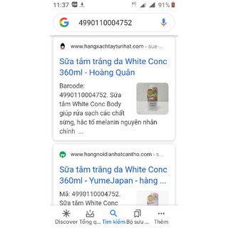 ( Hàng chuẩn BILL) sữa tắm white conc 360ml nhật bản