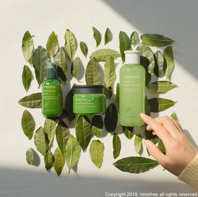 Nước hoa hồng Innisfree Green tea balancing skin EX