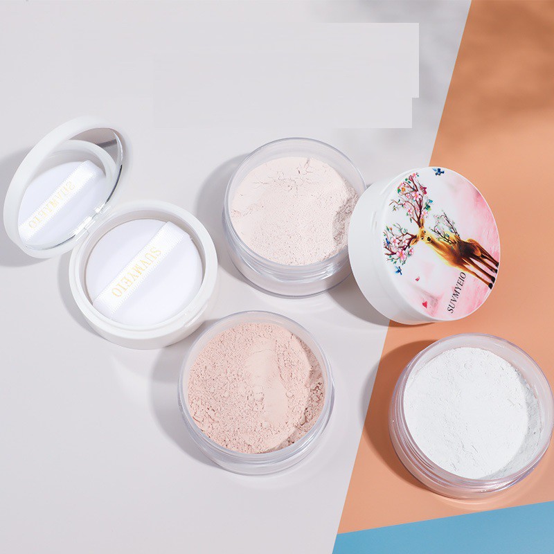 ❤️ Phấn Phủ Dạng Bột Kiềm Dầu Che Khuyết Điểm Hươu Xanh Milizhiwu ❤️-Y21-A8T3 | BigBuy360 - bigbuy360.vn