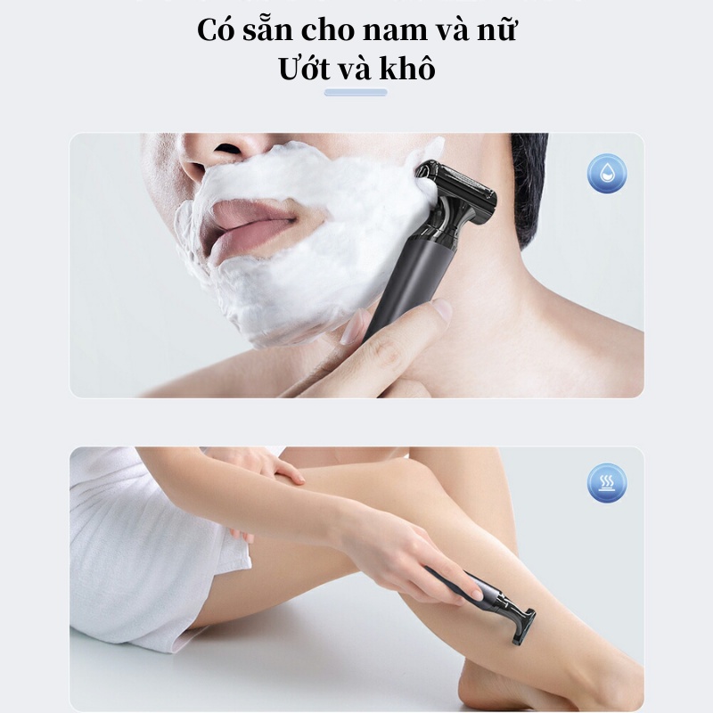 Máy cạo râu KENSEN thiết kế 2 trong 1 không làm đau cao cấp