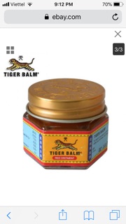 Cao con hổ Thailan - Tiger Balm Red 10G