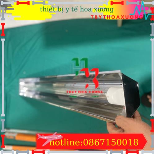 [Com Bo Máng + Bóng UV 90cm ] Đèn Cực Tím Diệt Khuẩn Không Khí Inox Việt Nam
