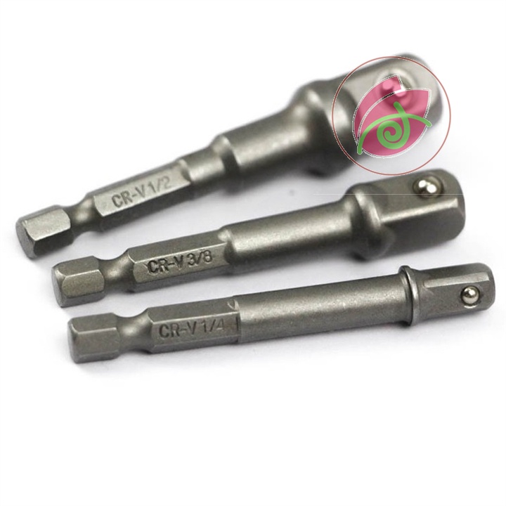 Bộ 03 đầu chuyển vít sang bu lông 1/2&quot; 3/8&quot; 1/4&quot; Tolsen 77864