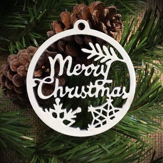 Tag Gỗ Trang Trí Noel Handmade